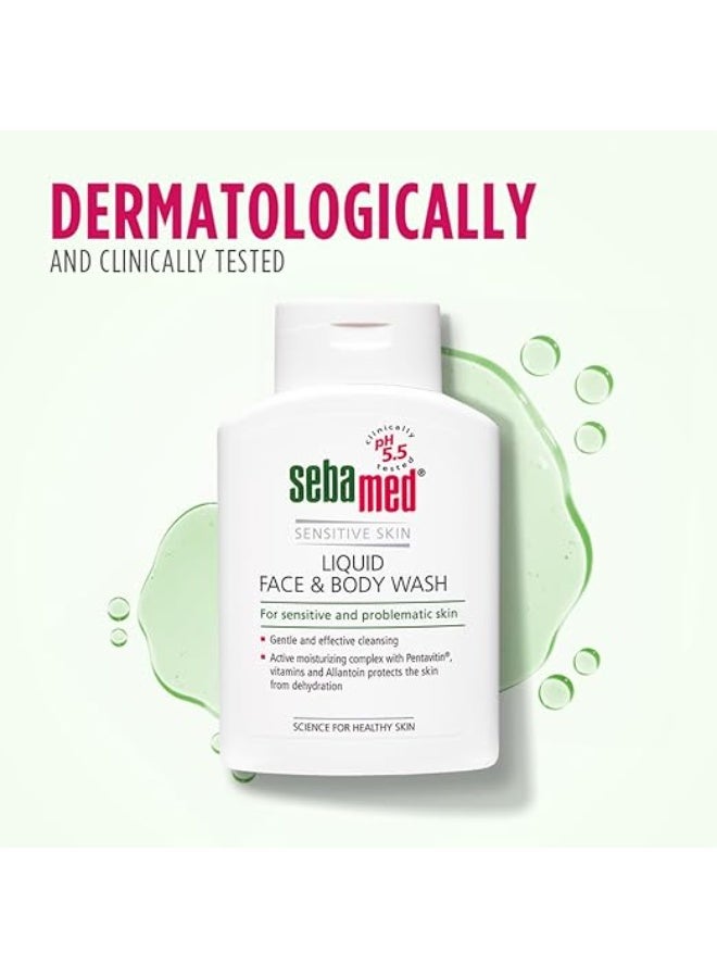 Sebamed Liquid Face & Body Wash 200Ml -Moisturizing Protects The Skin From Dehydration - Image 3